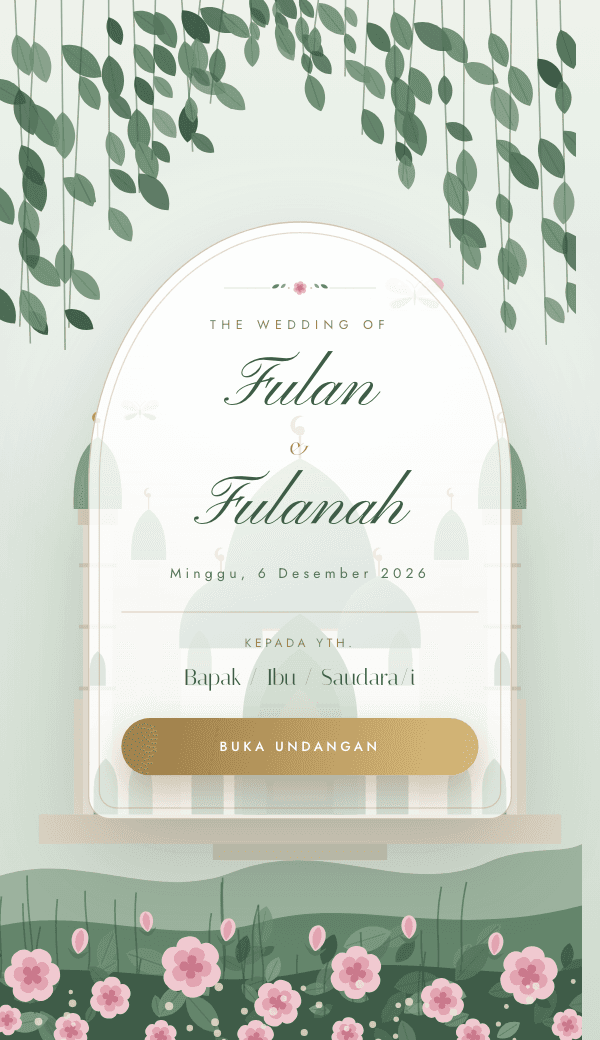 Contoh undangan template Taman Nabawi